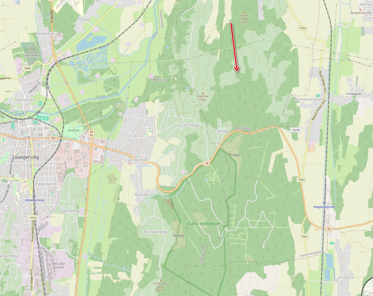 (A-A-) Herausragendes Baugrundstück mit Panoramablick oberhalb von Zalaegerzeg