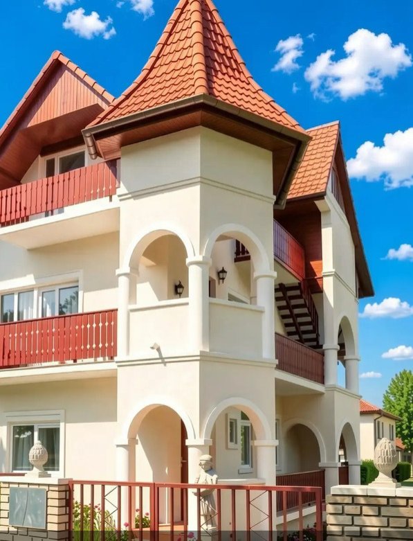 Hévíz: (AAA) Attraktives Apartmenthaus in sehr guter Lage des bekannten Thermalbades 