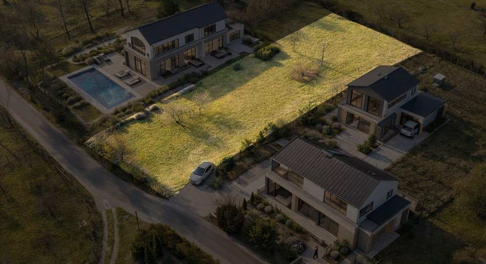 (AAA) Neubau, modernes Einfamilienhaus in einer ruhigen Straße