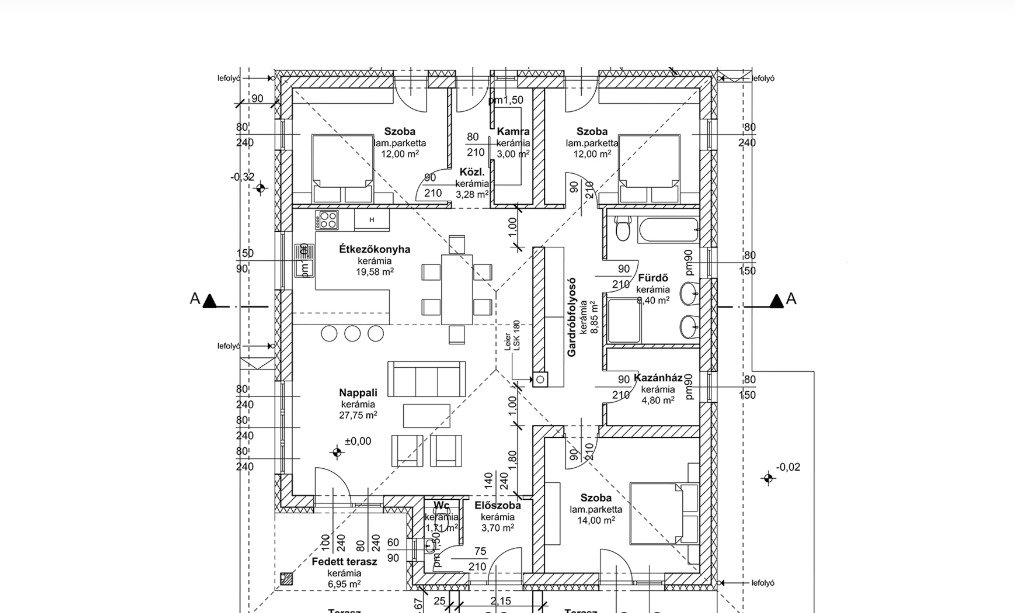 Intelligente Grundrissgestaltung mit optimaler Zonierung von Wohn-, Schlaf- und Nassbereichen