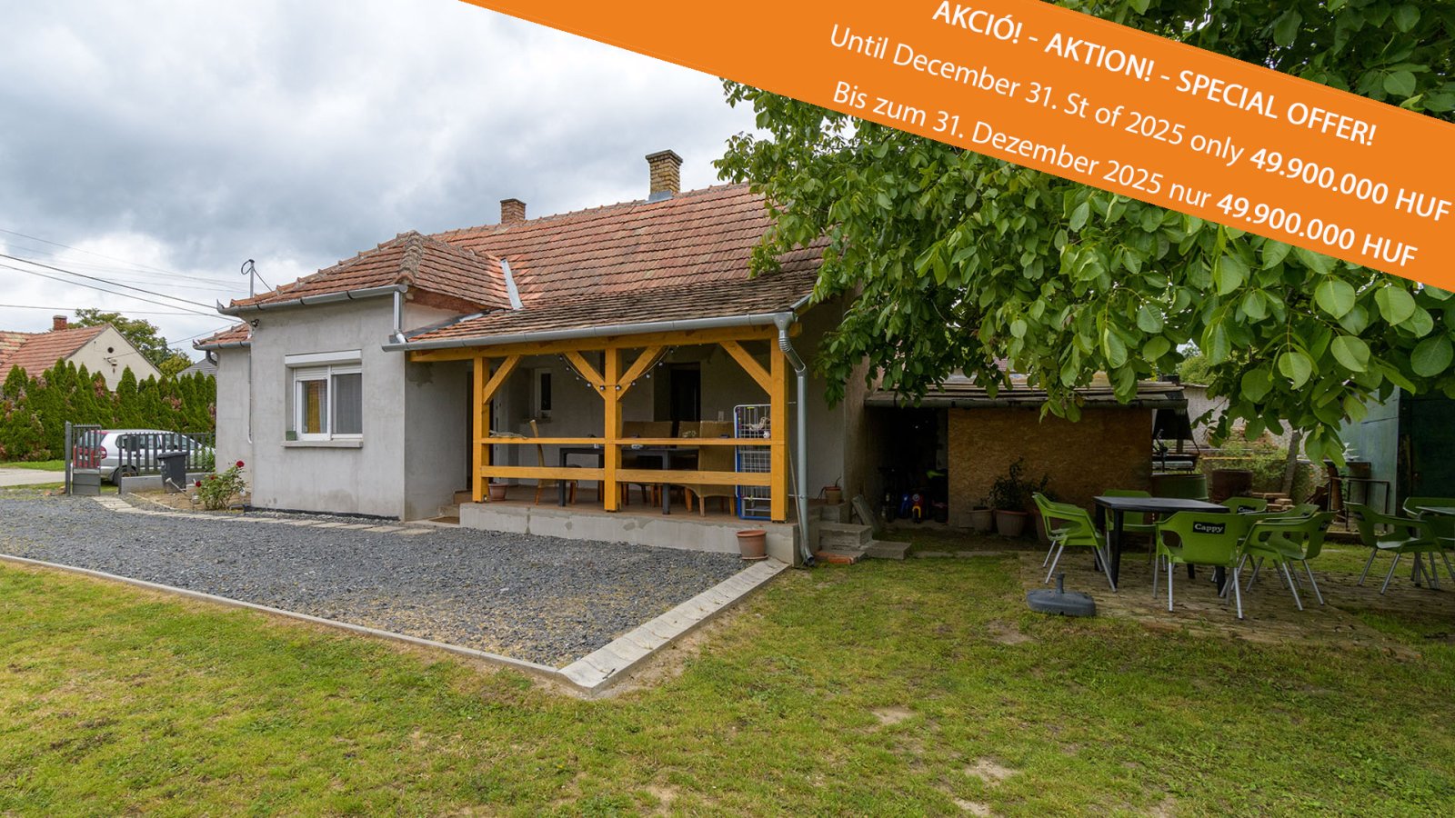 Zalaszentmihály: (AAA) Attention fishing enthusiasts: Renovated country house near famous fishing lake 