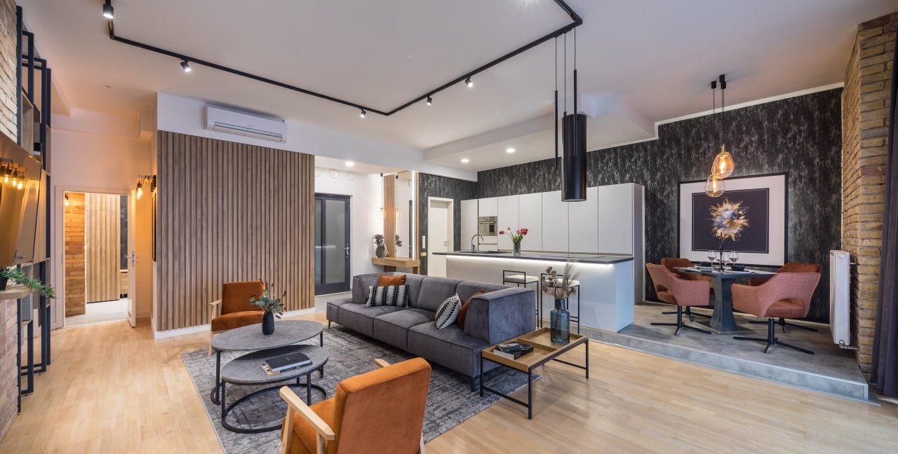 Budapest: Excepcional apartamento tipo loft en la mejor ubicación del distrito 9 