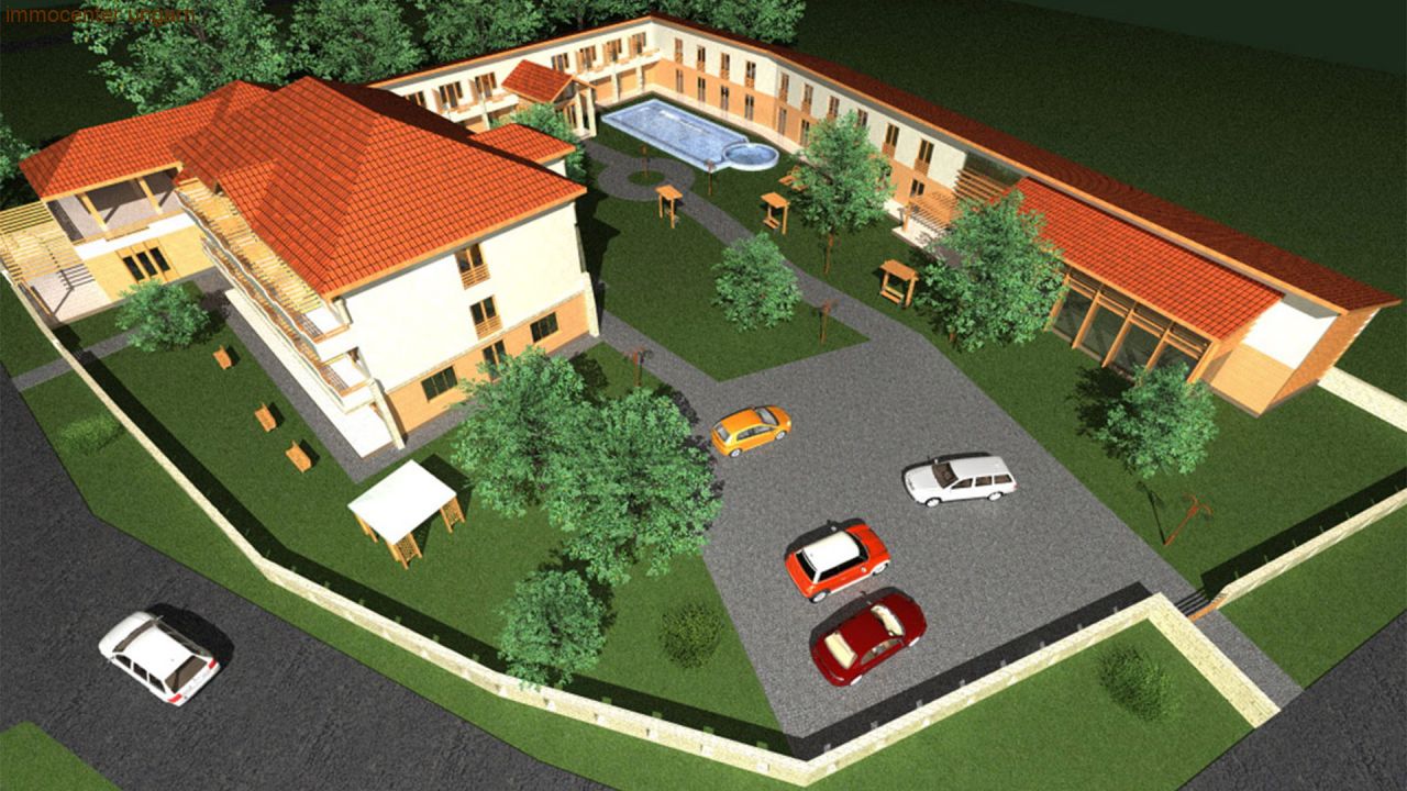 Keszthely: (AC) Appartementencomplex met restaurant op slechts 300 meter van het Balatonmeer 