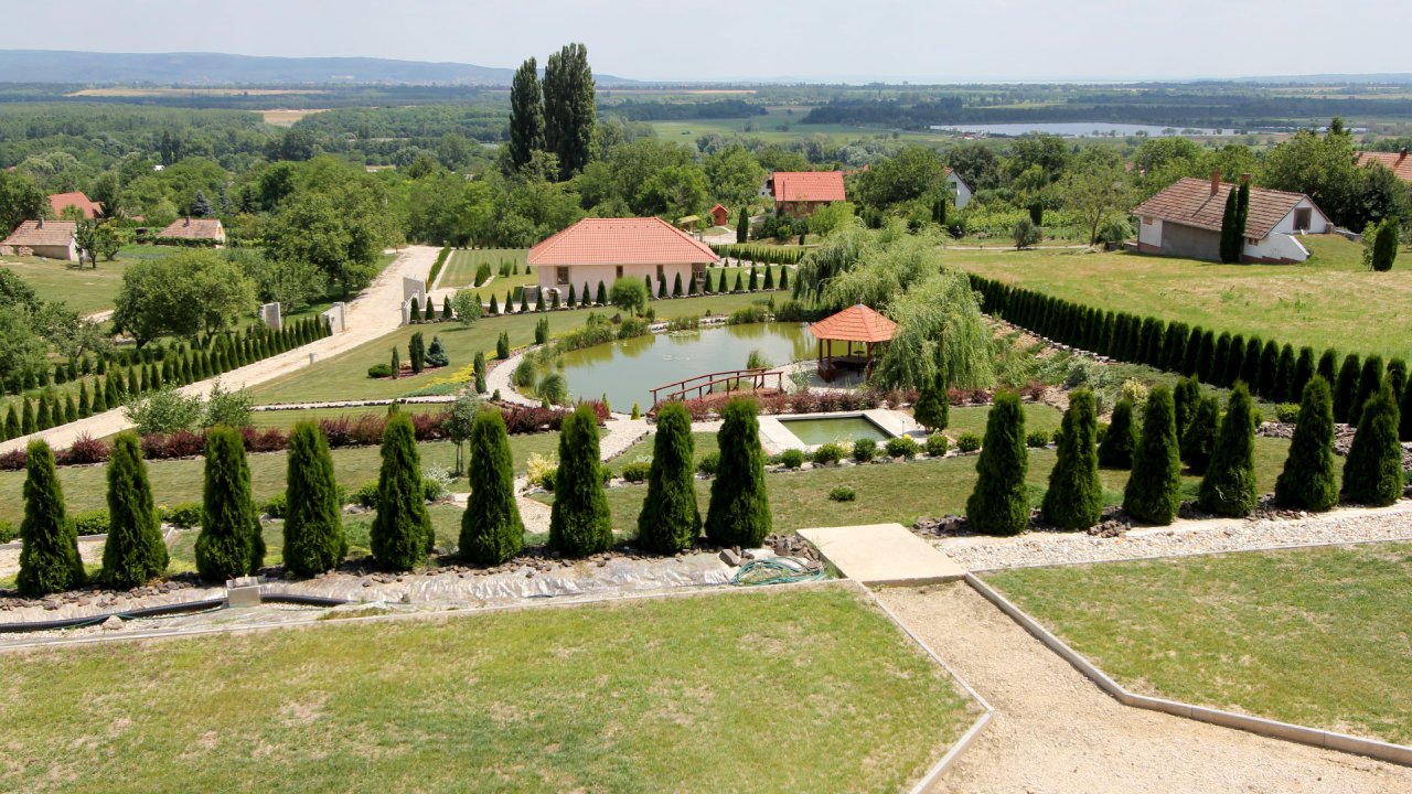 nahe Hévíz: (AAA) Pittoresk landhuis met panoramisch uitzicht op het Balatonmeer 