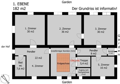 (BCA) Sanierungsbedürftiges Jagdschlösschen an der Grenze zu Österreich (WH0065)