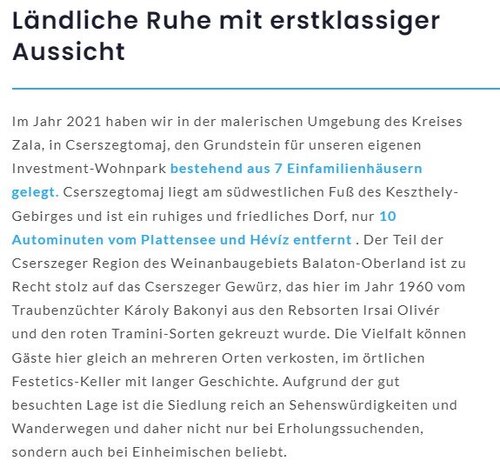 (AAA) Landhaus-Bungalow als Neubau-Erstbezug in Ungarn kaufen (CM069)