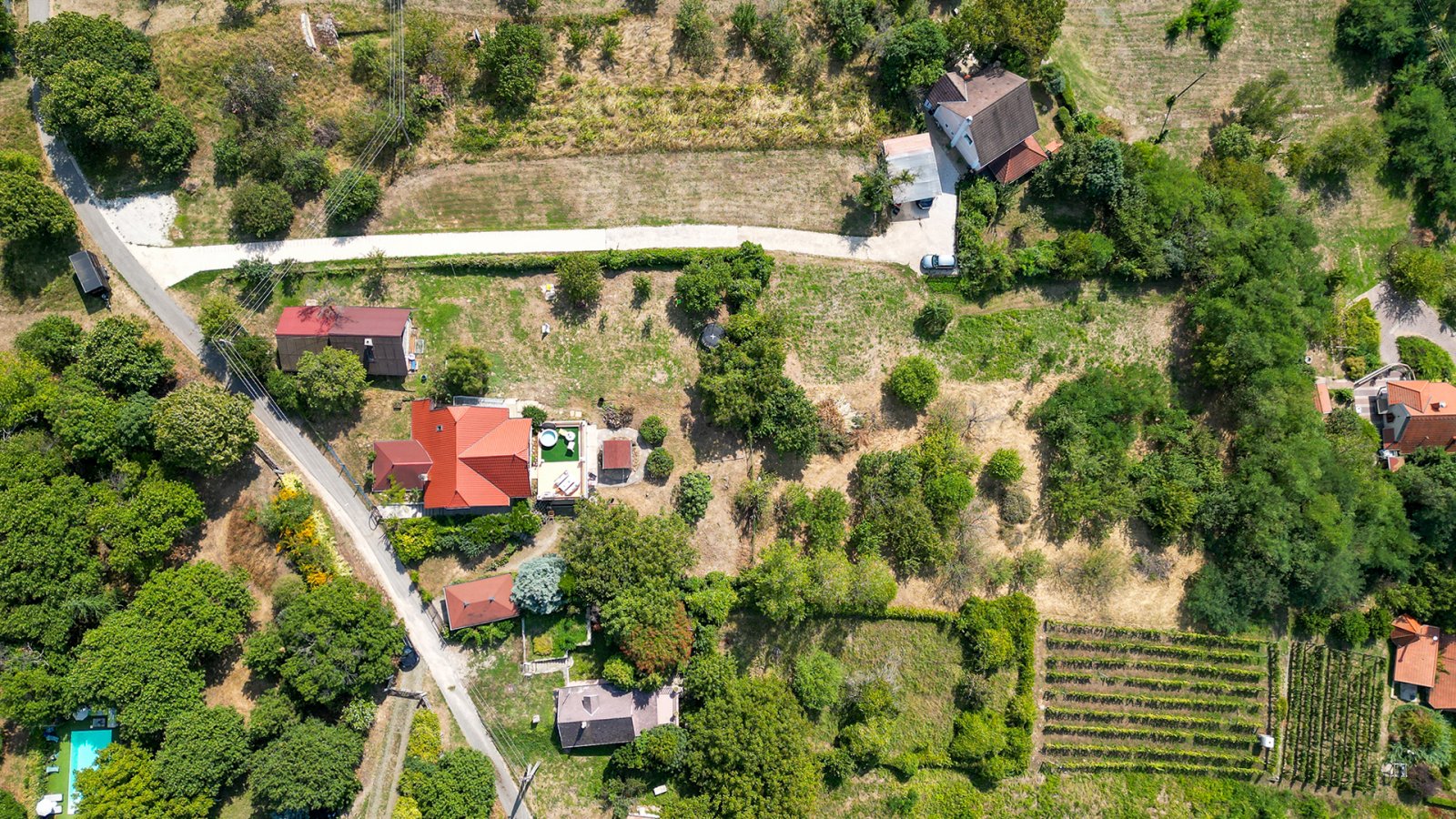 Landhaus in diskreter Lage mit Panoramablick bei Heviz (AAA)