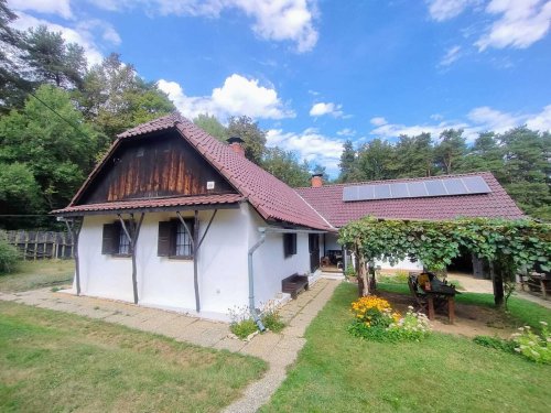 (AAA) Alleinlage an der österreichischen Grenze: Traditionelles Landhaus mit 1,5 Ha Land (RV001)