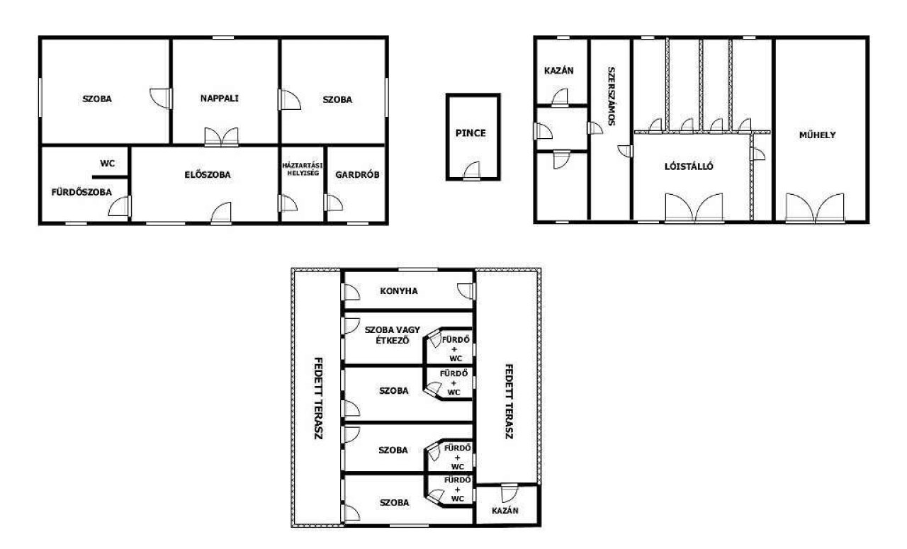 Großer Pferdehof mit Haupthaus &amp; 3 Gäste-Apartments (WH0220-3)