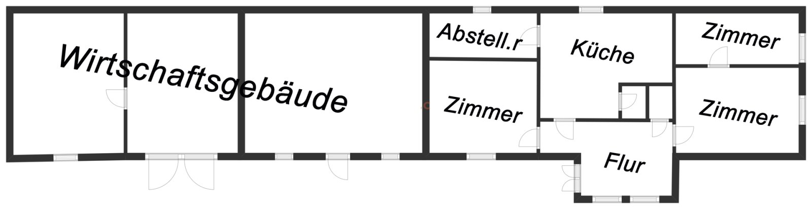 (ACA) Renovierungsbedürftiges Haus mit großem Grundstück & Scheune (IMM529)