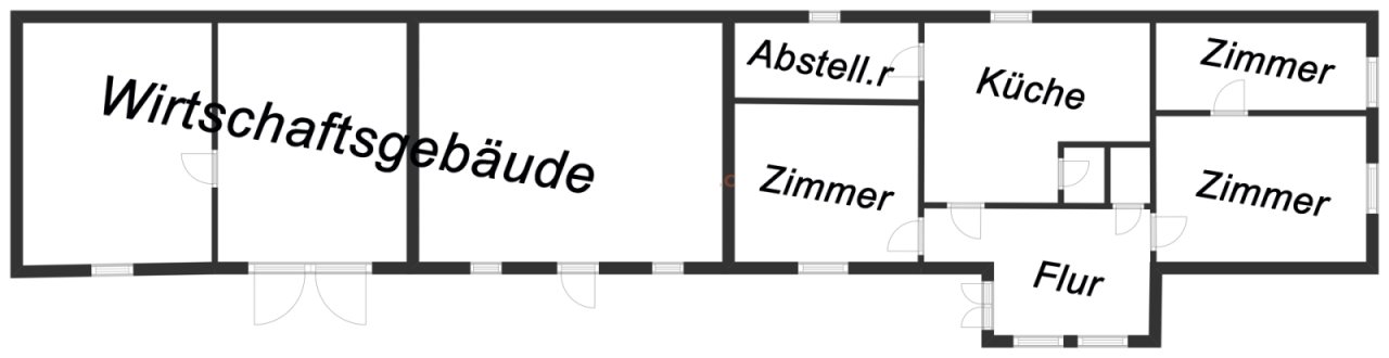 (ACA) Renovierungsbedürftiges Haus mit großem Grundstück &amp; Scheune (IMM529)