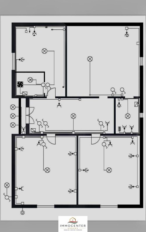 (BBA) Teilrenoviertes Einfamilienhaus in einer ruhigen Lage (KK0602) — Grundriss