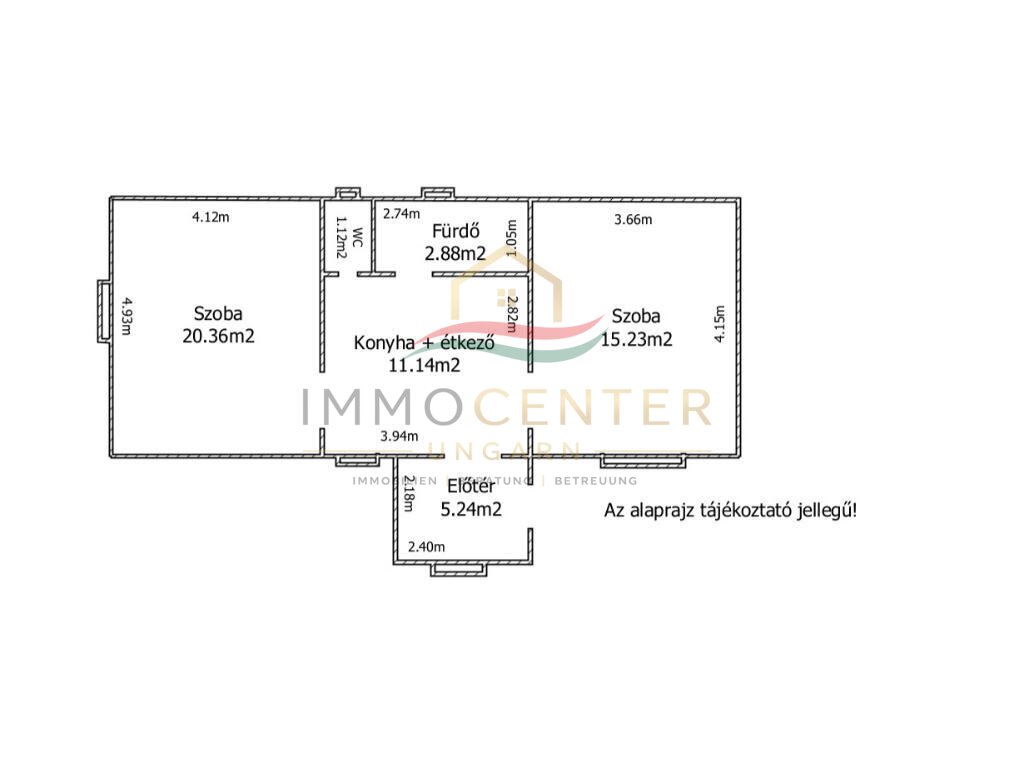 (BAA) Renovierter Bungalow in ruhiger, naturnaher Lage (KK0702) — Floor plan