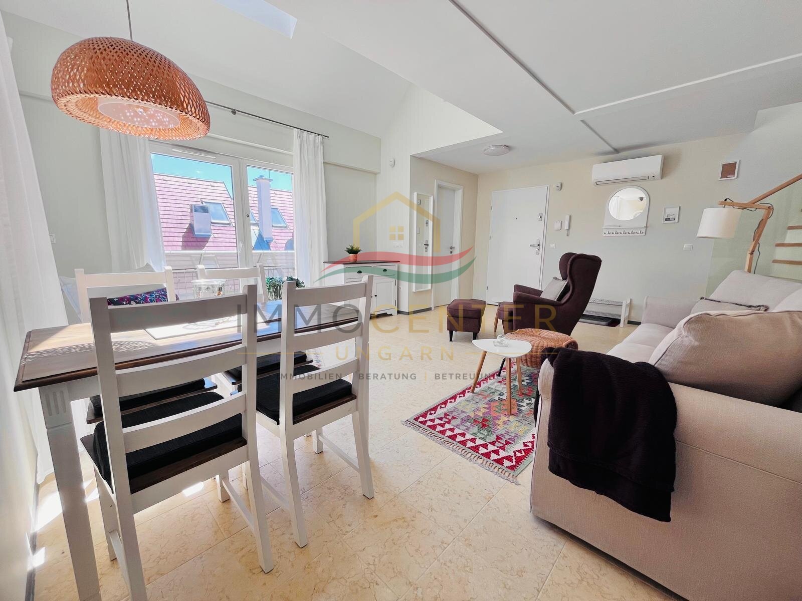 Exclusief penthouse met galerij in het hart van Hévíz