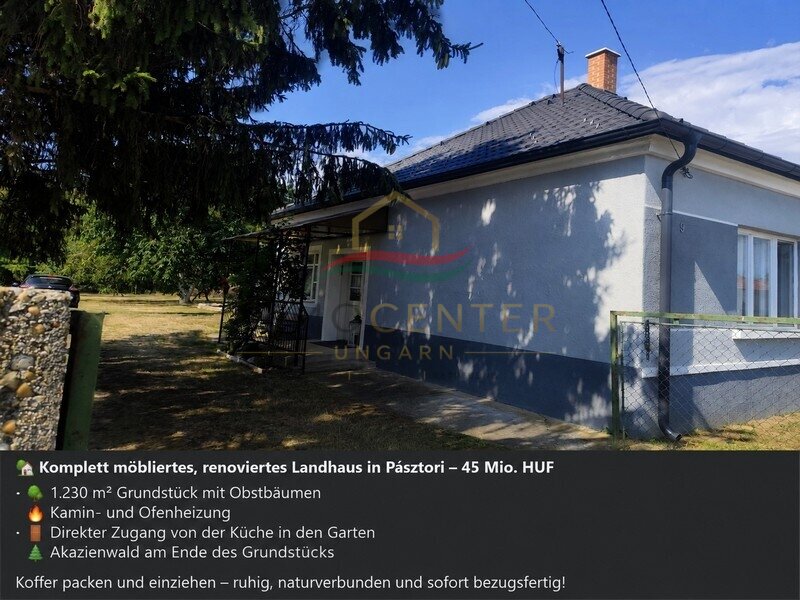 (BAA) Koffer packen und einziehen – ruhiges Landhaus mit großem Garten und Wald am Grundstücksende