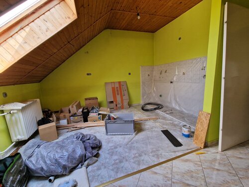 (BCA) Großes, grundsolides Haus, unterkellert, viel Platz und günstig! (HCM341-5) — Küche vorbereitet oben