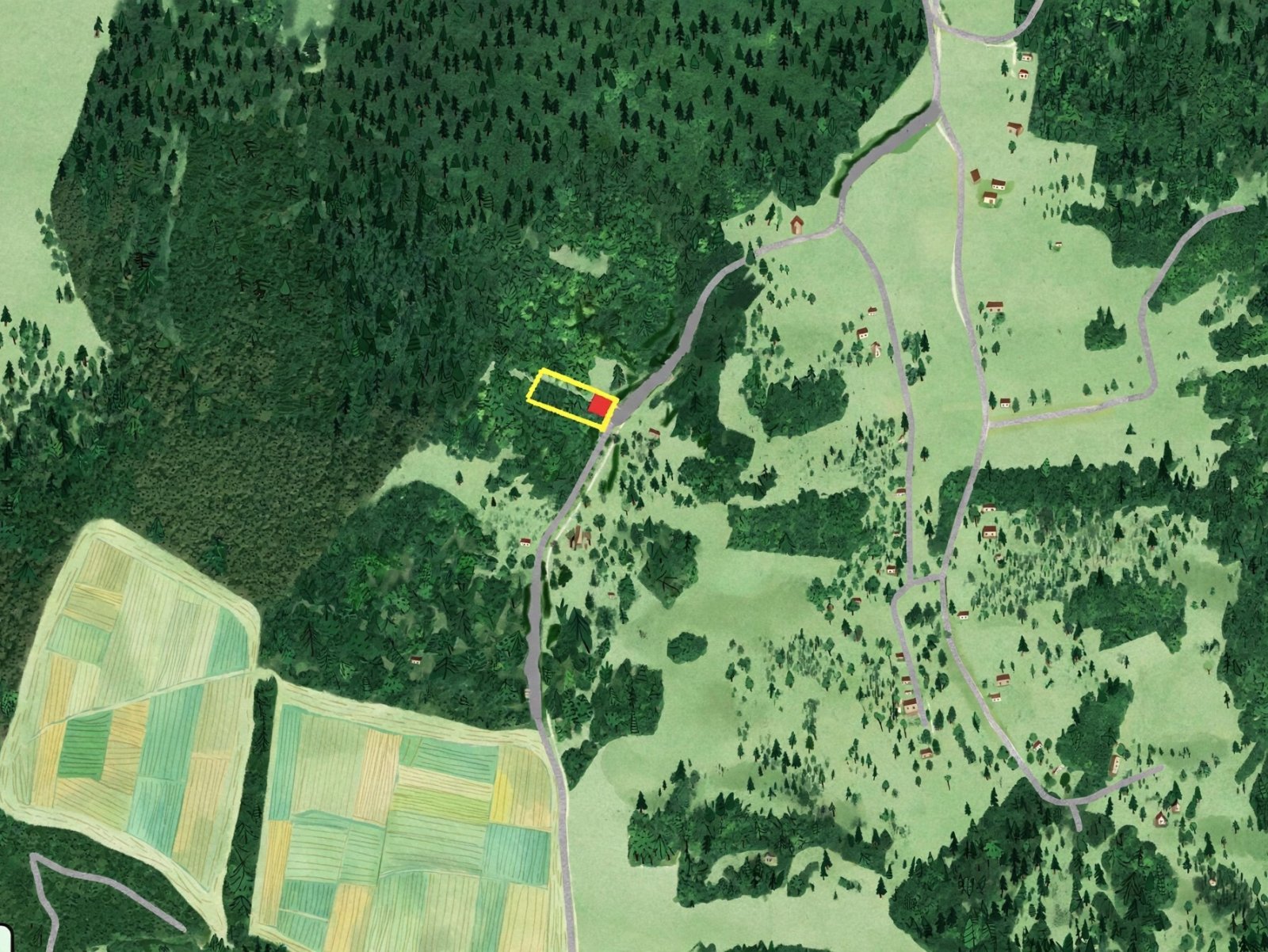 (BAA) Ehemalige Jagdhaus-Pinze in himmlischer Ruhe, ideal für Aussteiger, kein Mobilfunk (CM1027)