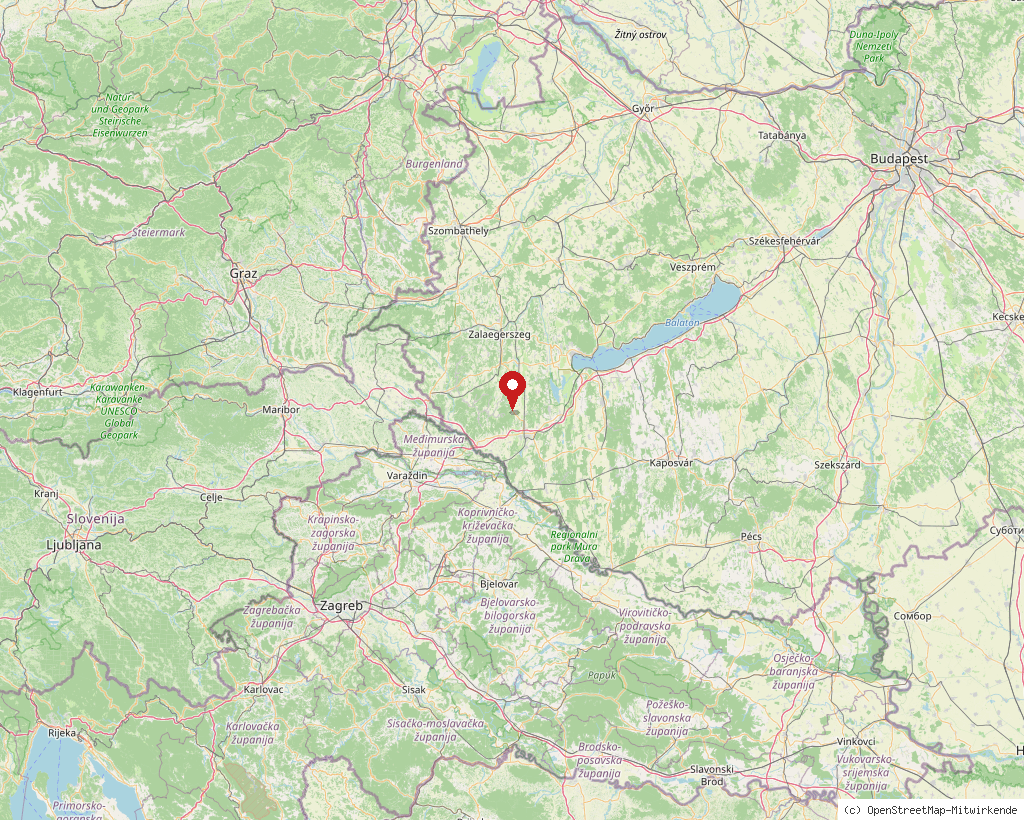 Location of Magyarszentmiklós in Hungary, overview map