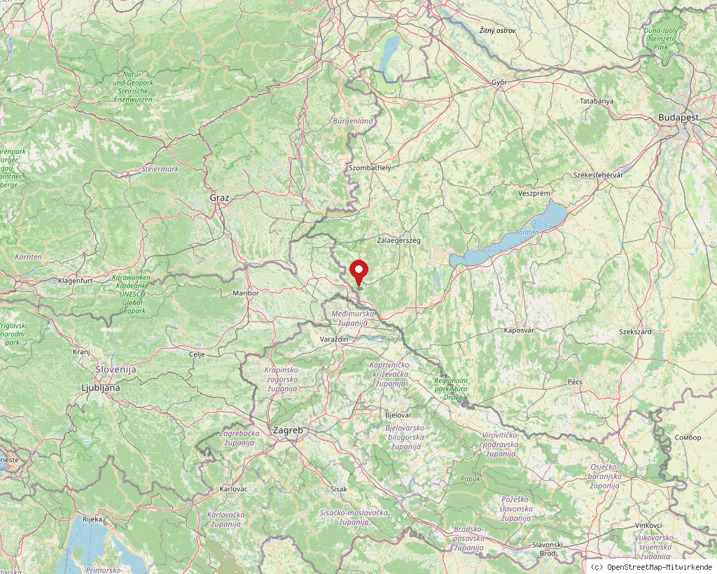 Location of bei Lenti in Hungary, overview map